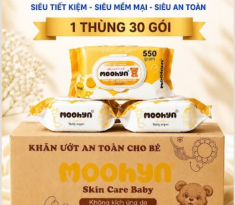 Khăn ướt gấu MOOHYN 550GR